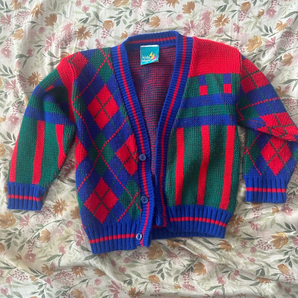 Kids Knit 80s deadstock cardigan